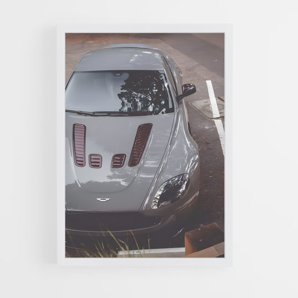 Poster Vantage Silver – affiche Aston Martin (vue 3)